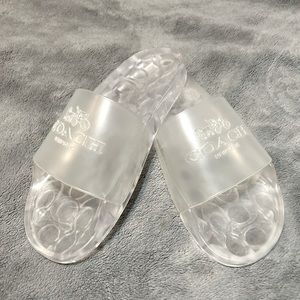 Coach sandals. NWOT, never worn. Size 8.5